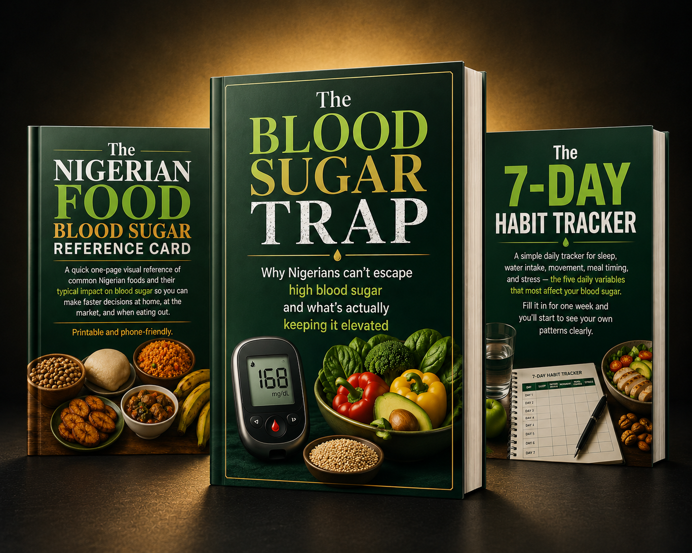 The complete Healthmake Diabetes Natural Pack bundle with Diawell, Golden Six and 3 free ebook bonuses
